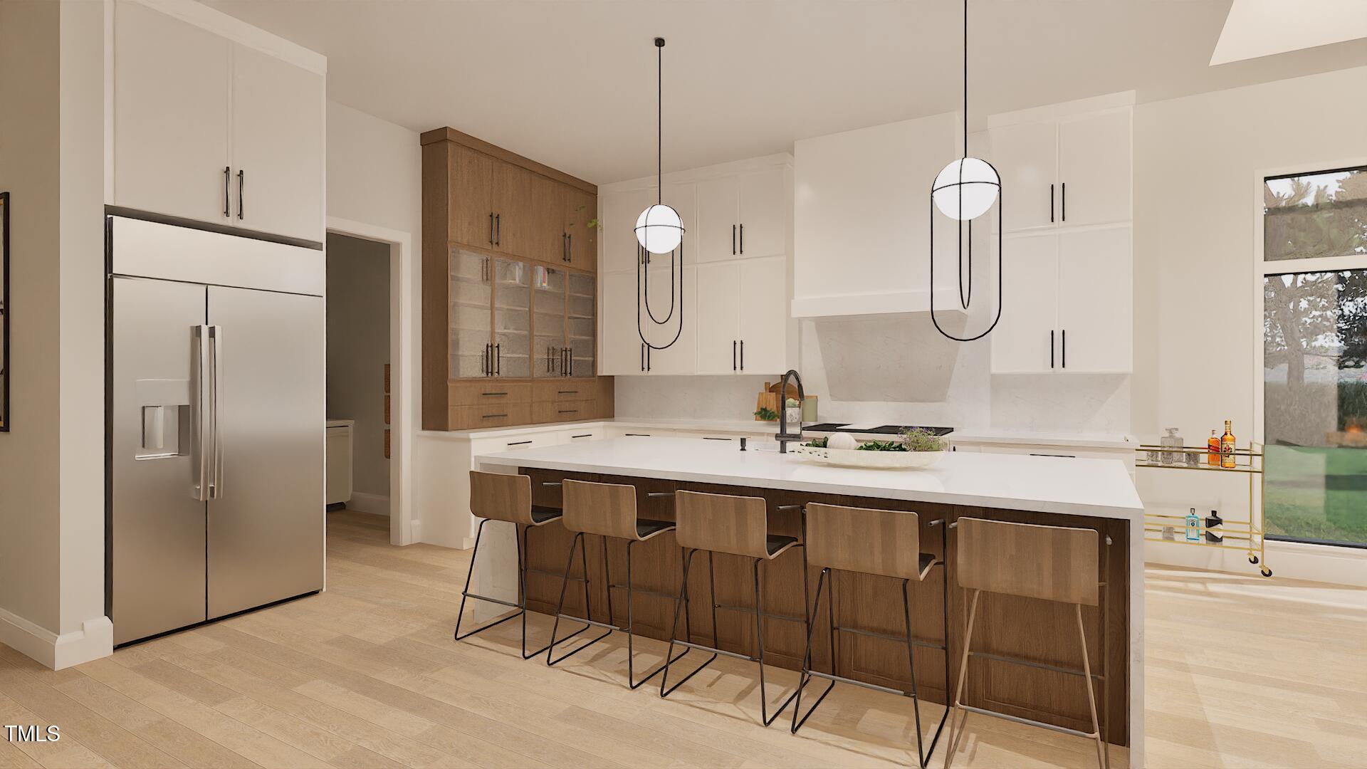 429 Shinleaf Pond Trail Raleigh, NC 27614 - Photo 9 of 31 a bathroom with a sink a vanity a mirror and a shower