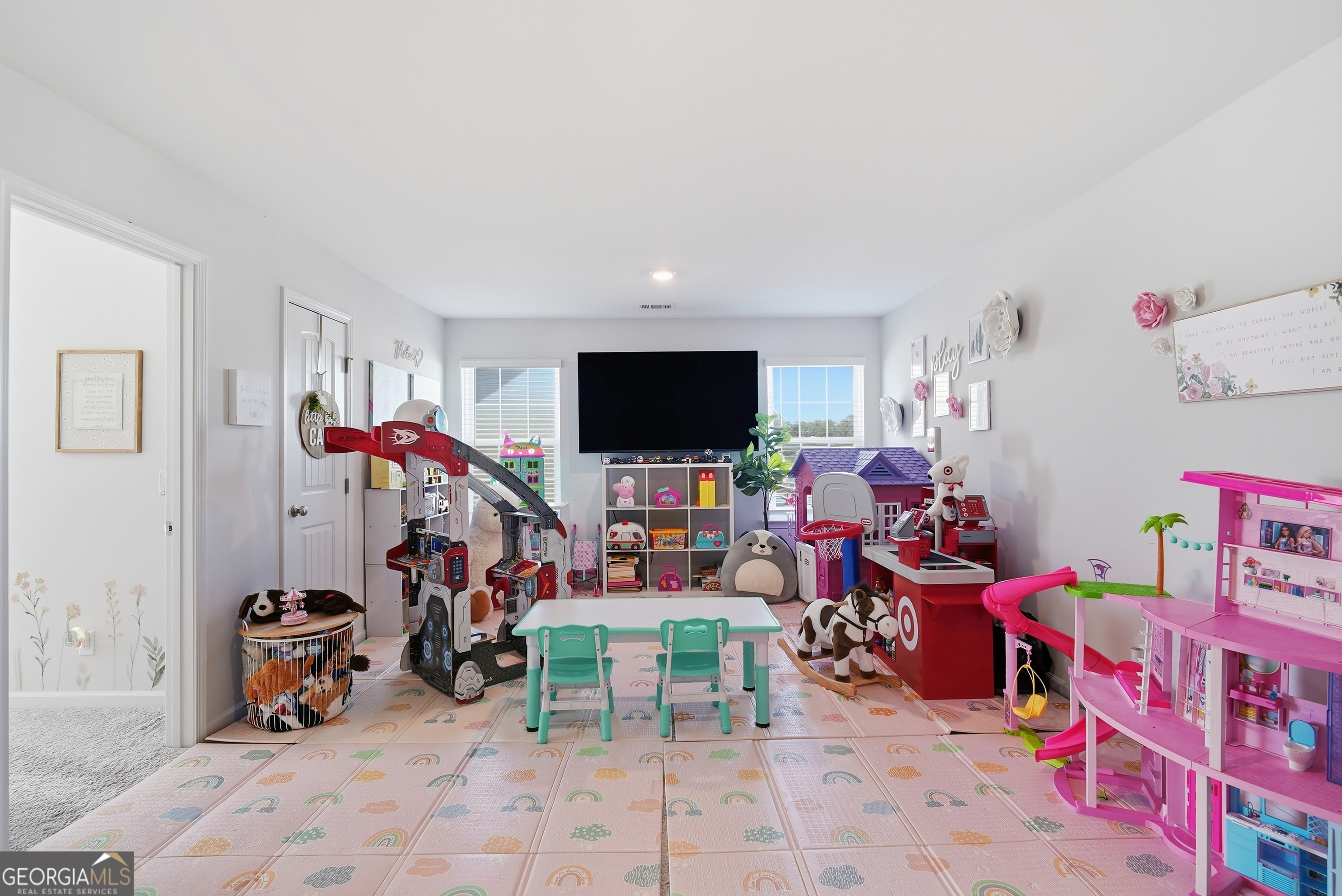 1160 Turpentine Trail Fort Stewart, GA 31313 - Photo 23 of 39 a children room with furniture and a flat screen tv