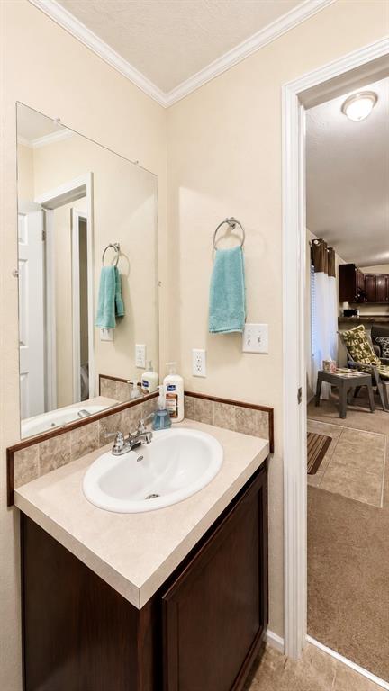 741 Waterfront Row Quitman, TX 75783 - Photo 7 of 40 a bathroom with a sink and a mirror