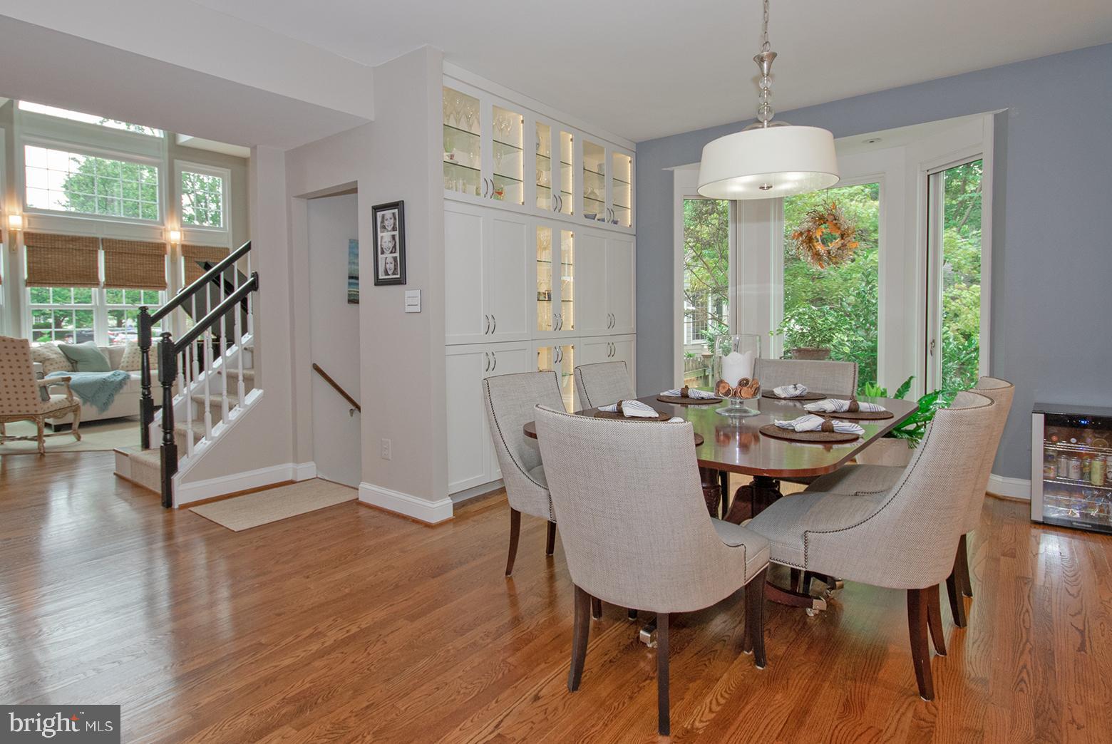 1203 Night Star Court Reston, VA 20194 - Photo 10 of 39 Dining Room with Bay Window opens to Living Room