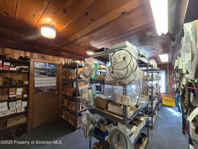 a view of storage and utility room