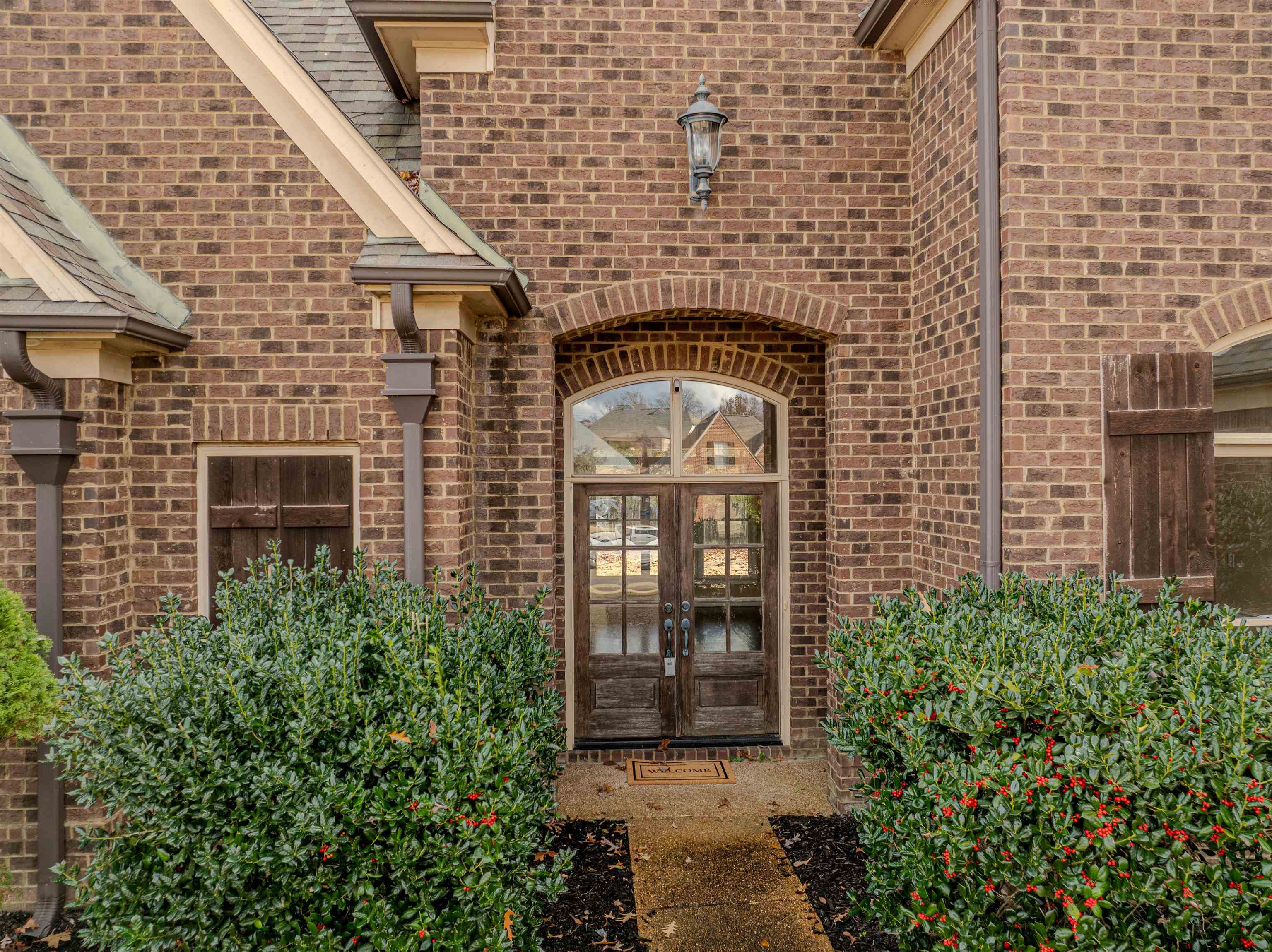 5380 Scarlet Ridge Drive Arlington, TN 38002 - Photo 3 of 30 Doorway to property with brick siding and french doors