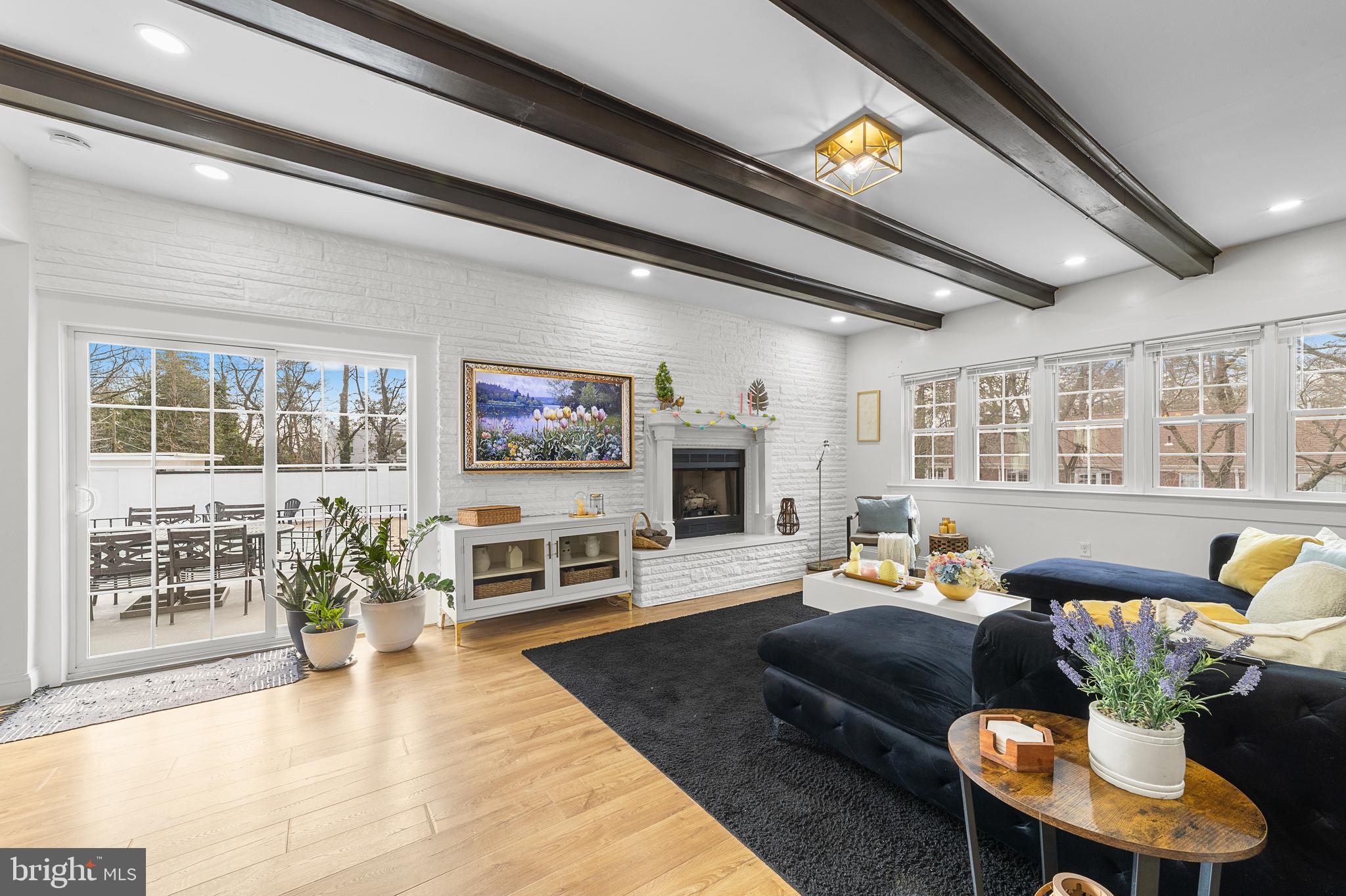 320 West Maple Avenue Merchantville, NJ 08109 - Photo 25 of 67 a living room with furniture and a flat screen tv