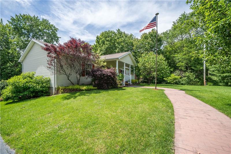 145 Elmbrook Road Beaver Falls, PA 15010 - Photo 2 of 25 Eye catching, beautiful stamped sidewalk and mature landscaping
