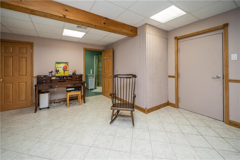 145 Elmbrook Road Beaver Falls, PA 15010 - Photo 19 of 25 Finished basement also has plenty of storage