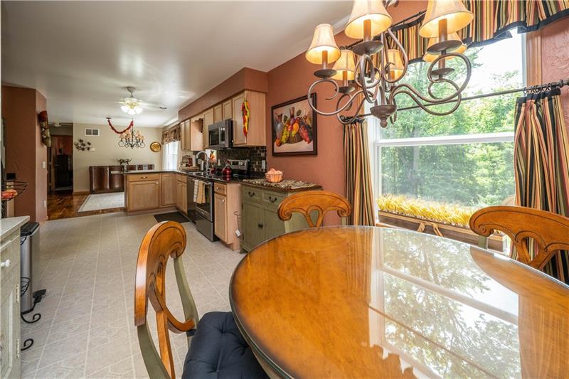 145 Elmbrook Road Beaver Falls, PA 15010 - Photo 7 of 25 Spacious eat-in kitchen with access to side deck