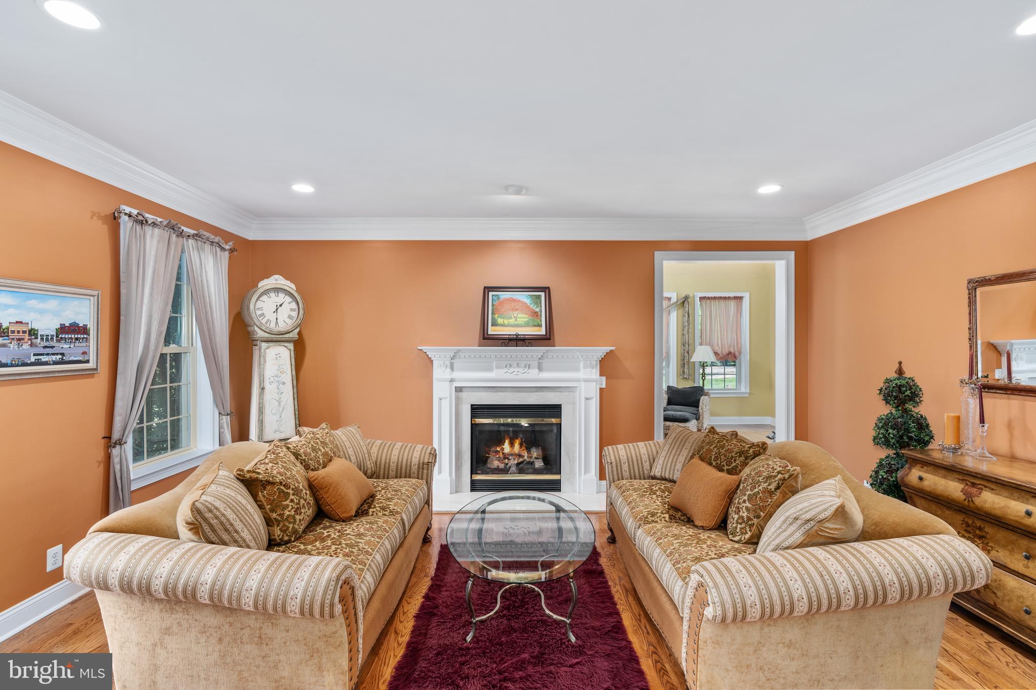 198 Moyer Road Telford, PA 18969 - Photo 7 of 49 Living Room with cozy Gas Fireplace