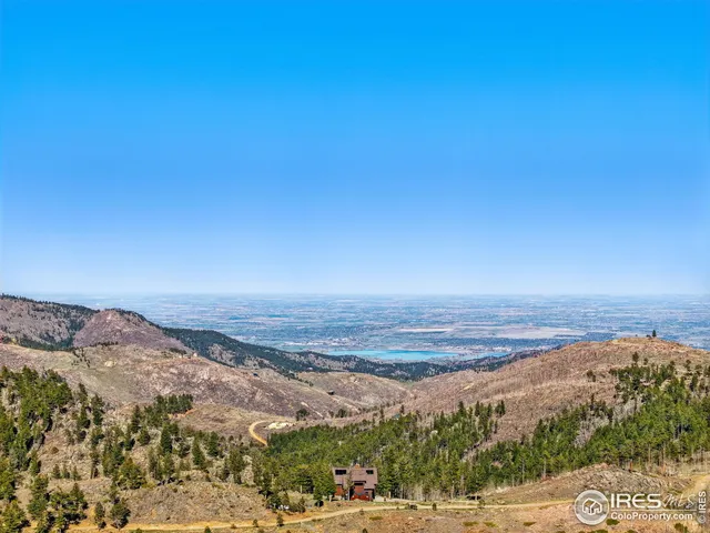 a view of a forest from a balcony
