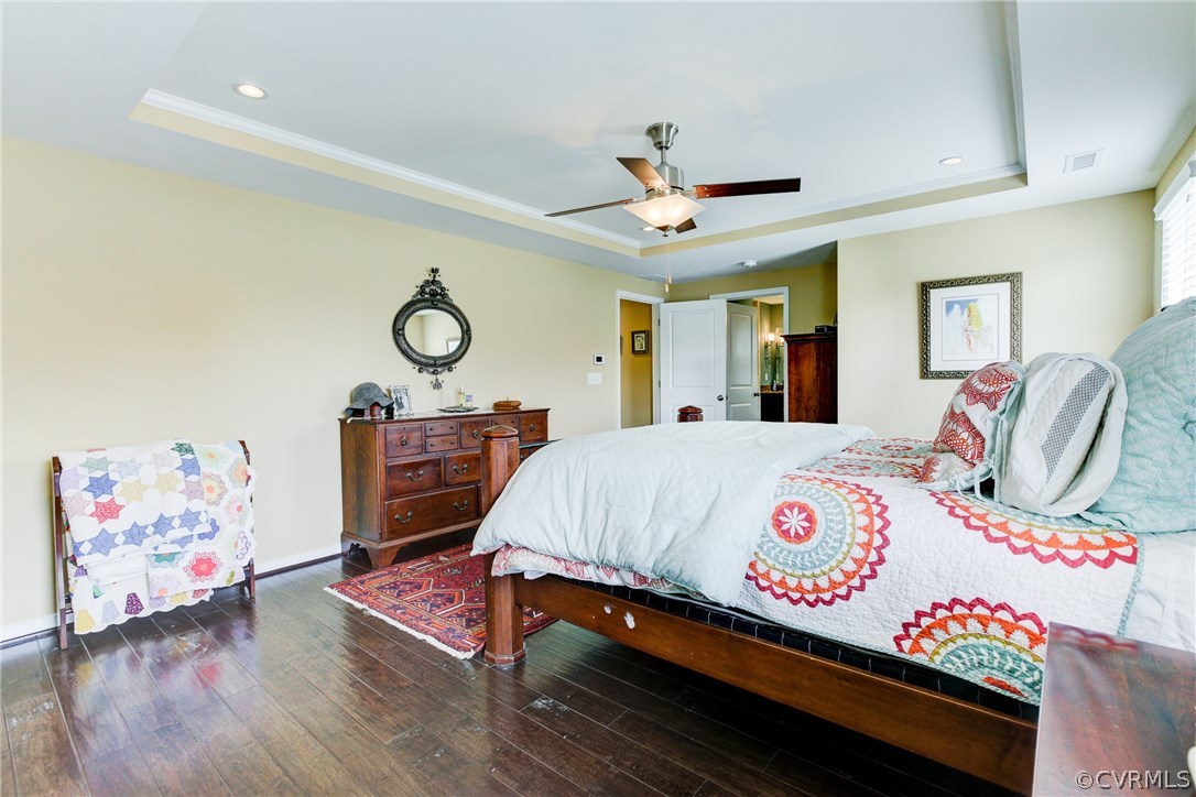 1106 Miners Trail Road Midlothian, VA 23114 - Photo 23 of 38 a bed room with a bed window and a ceiling fan