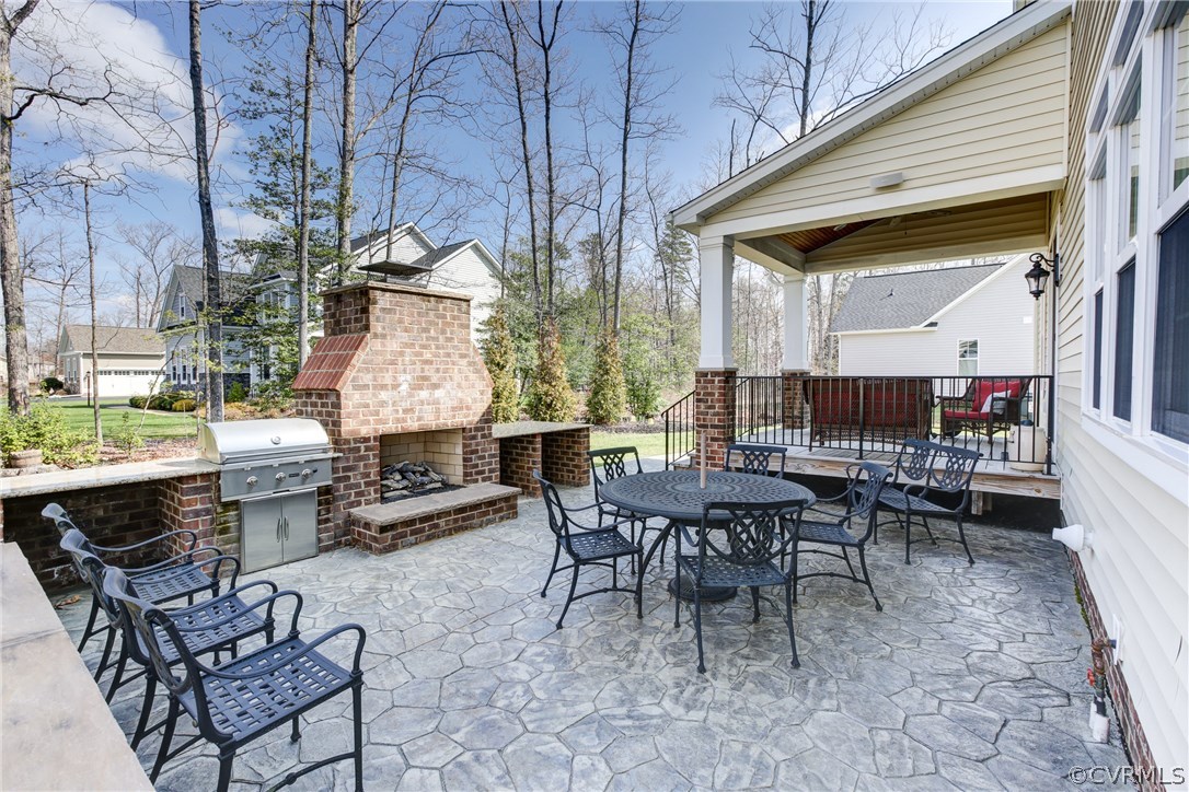 1106 Miners Trail Road Midlothian, VA 23114 - Photo 36 of 38 a view of a patio with a table and chairs