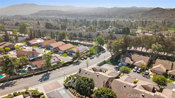 an aerial view of residential house with outdoor space