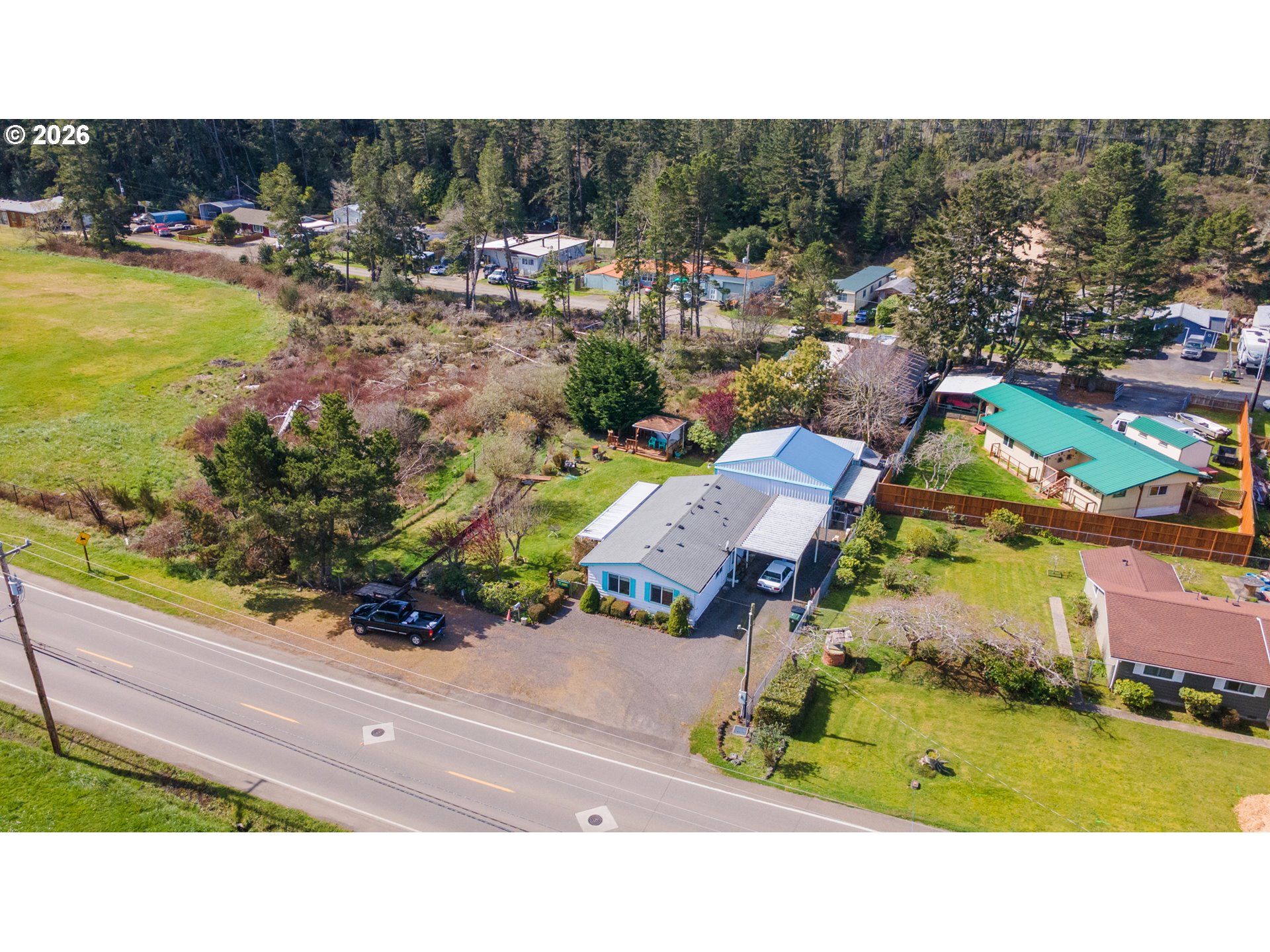 735 North 8th Street Lakeside, OR 97449 - Photo 7 of 45 a view of a swimming pool and outdoor space