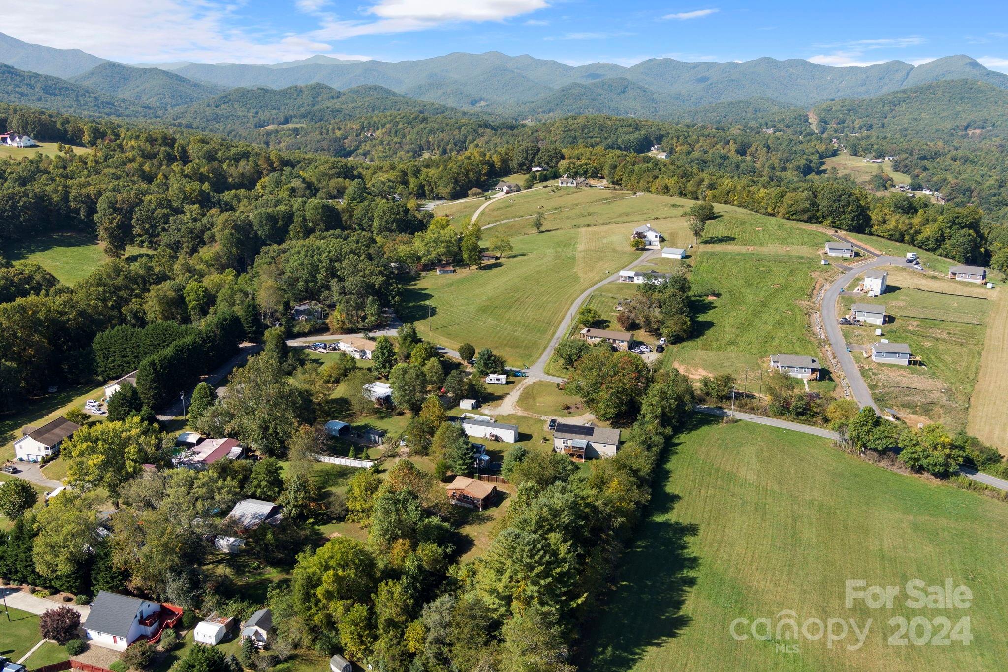 64 Bennett Road Candler, NC 28715 - Photo 23 of 24 a view of a lake with mountains in the background