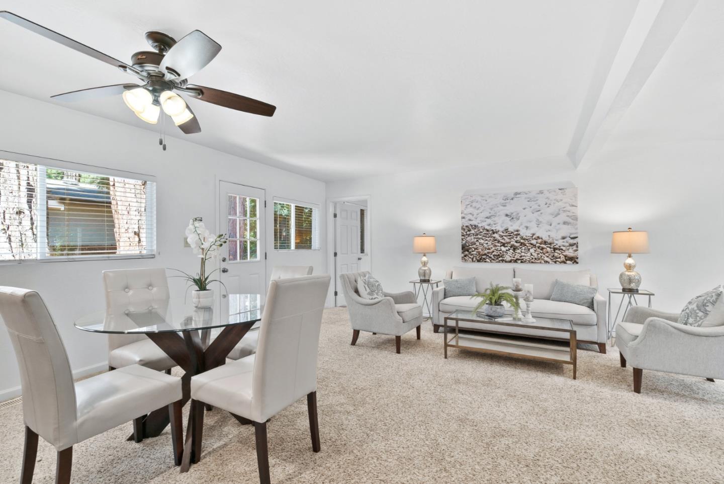 115 Shadowbrook Road Ben Lomond, CA 95005 - Photo 1 of 51 a living room with furniture and a chandelier