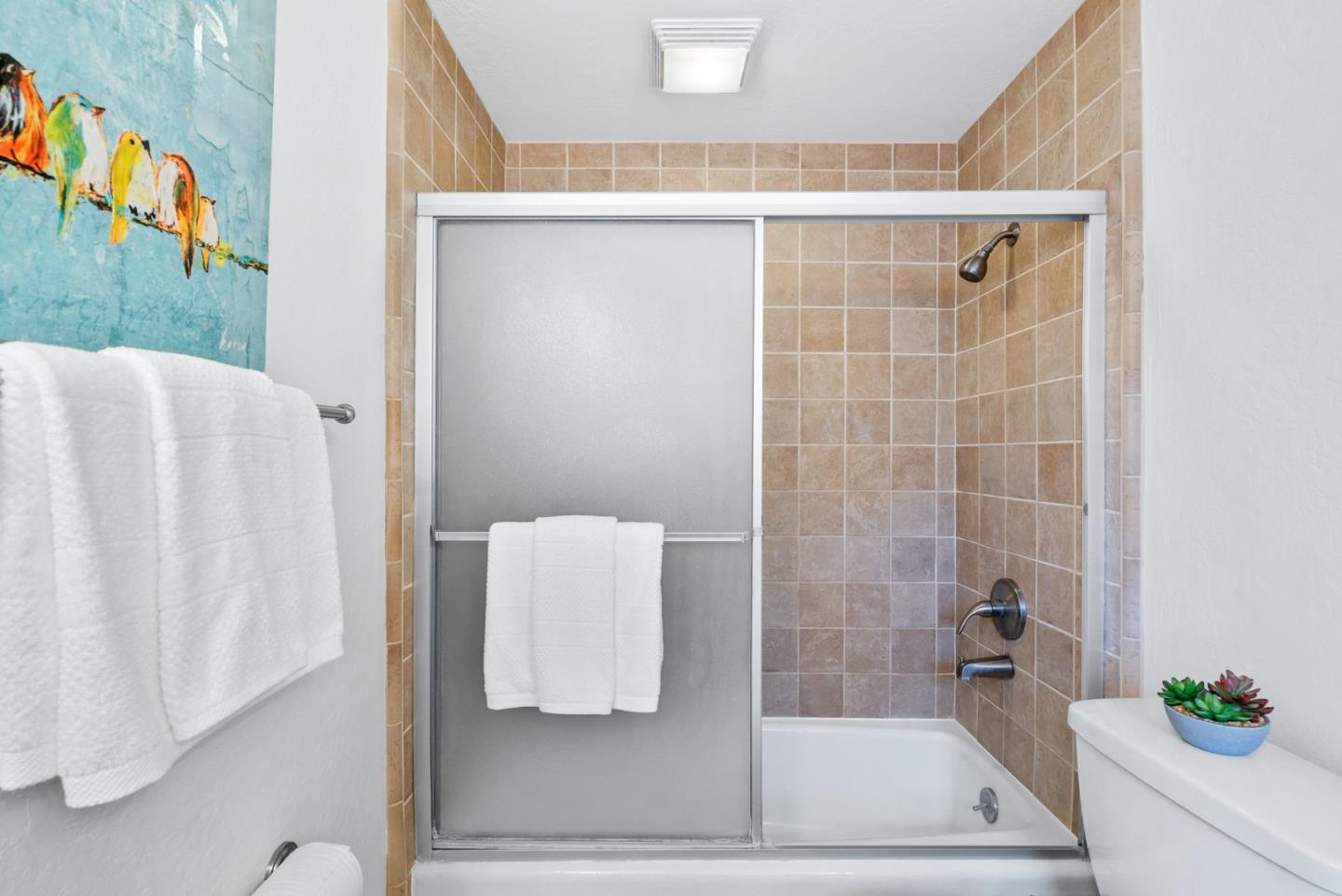 115 Shadowbrook Road Ben Lomond, CA 95005 - Photo 15 of 51 a bathroom with a shower and a sink