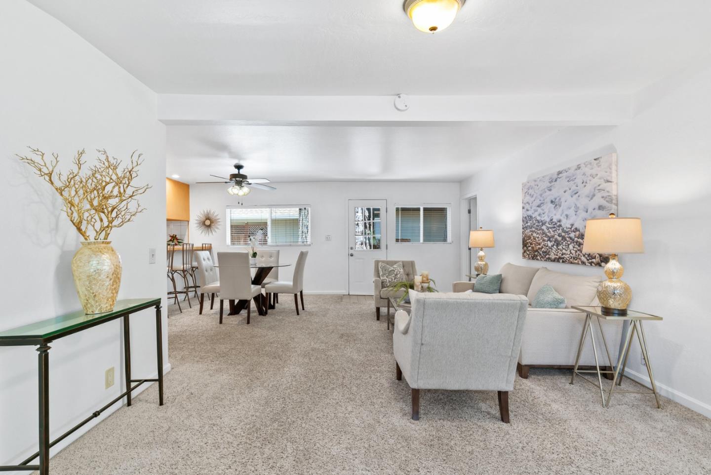 115 Shadowbrook Road Ben Lomond, CA 95005 - Photo 3 of 51 a living room with furniture and dining table