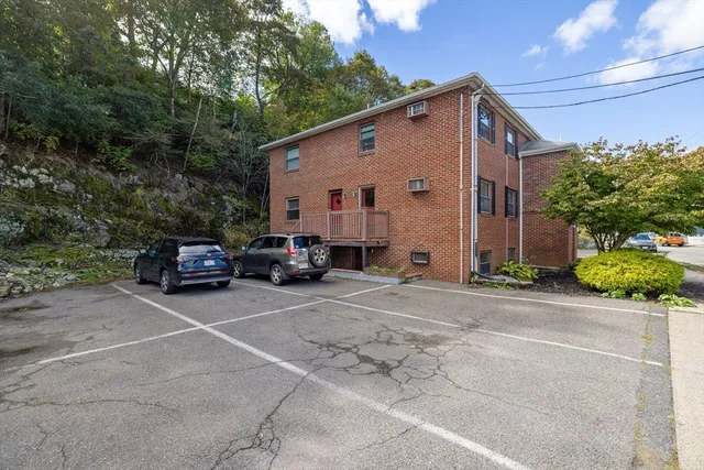 a view of a house with a patio