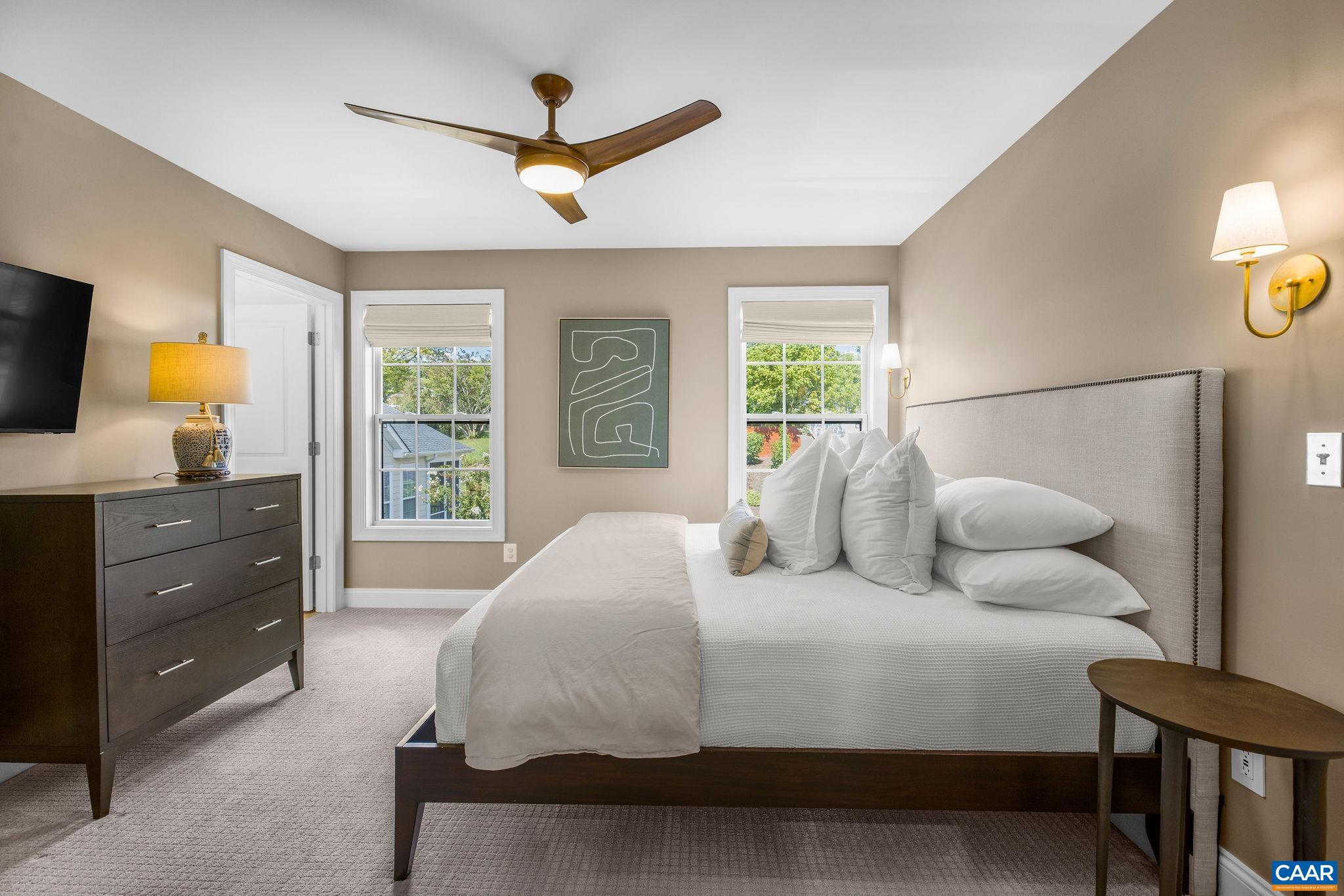 116 Paynes Mill Road Charlottesville, VA 22902 - Photo 54 of 60 a bedroom with a bed and a window