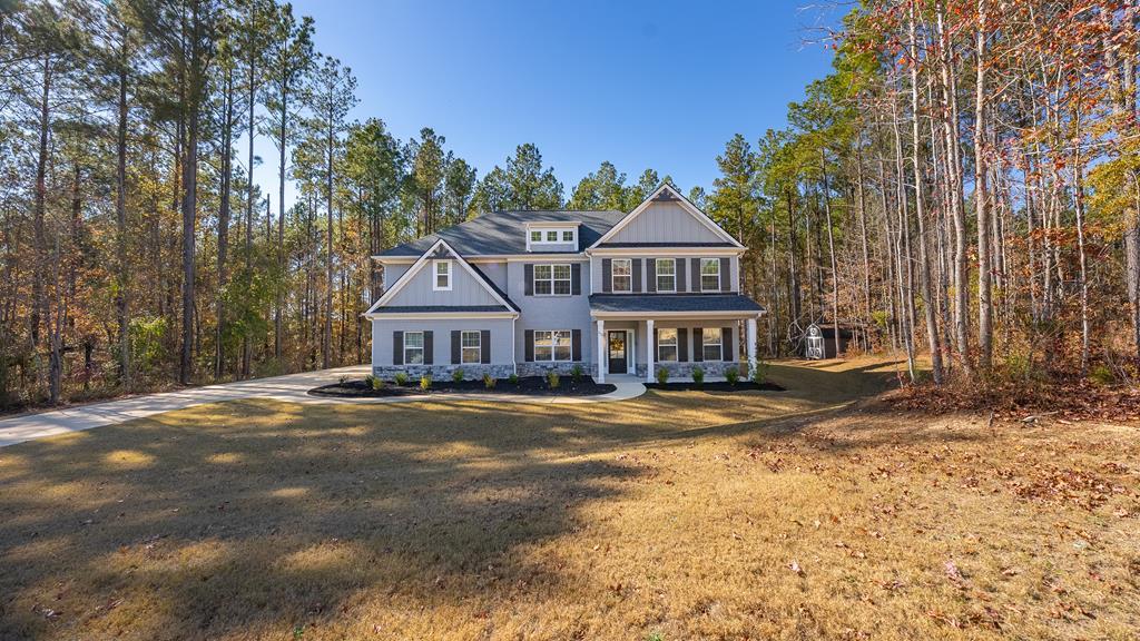 274 James Creek Road Fortson, GA 31808 - Photo 2 of 59 a front view of a house with a yard