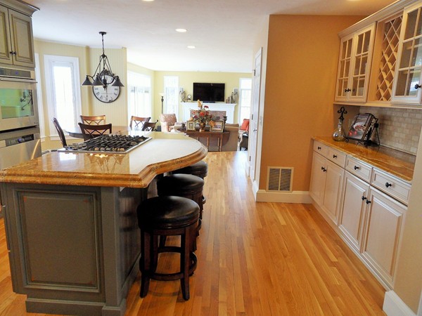 3 Clarks Hill Drive Sutton, MA 01590 - Photo 11 of 30 a kitchen with sink cabinets and dining table
