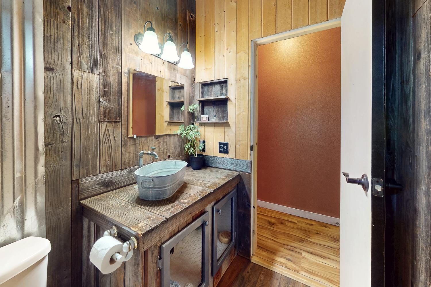 10146 Frenchtown Dobbins Road Dobbins, CA 95935 - Photo 16 of 38 a kitchen with a sink and a refrigerator