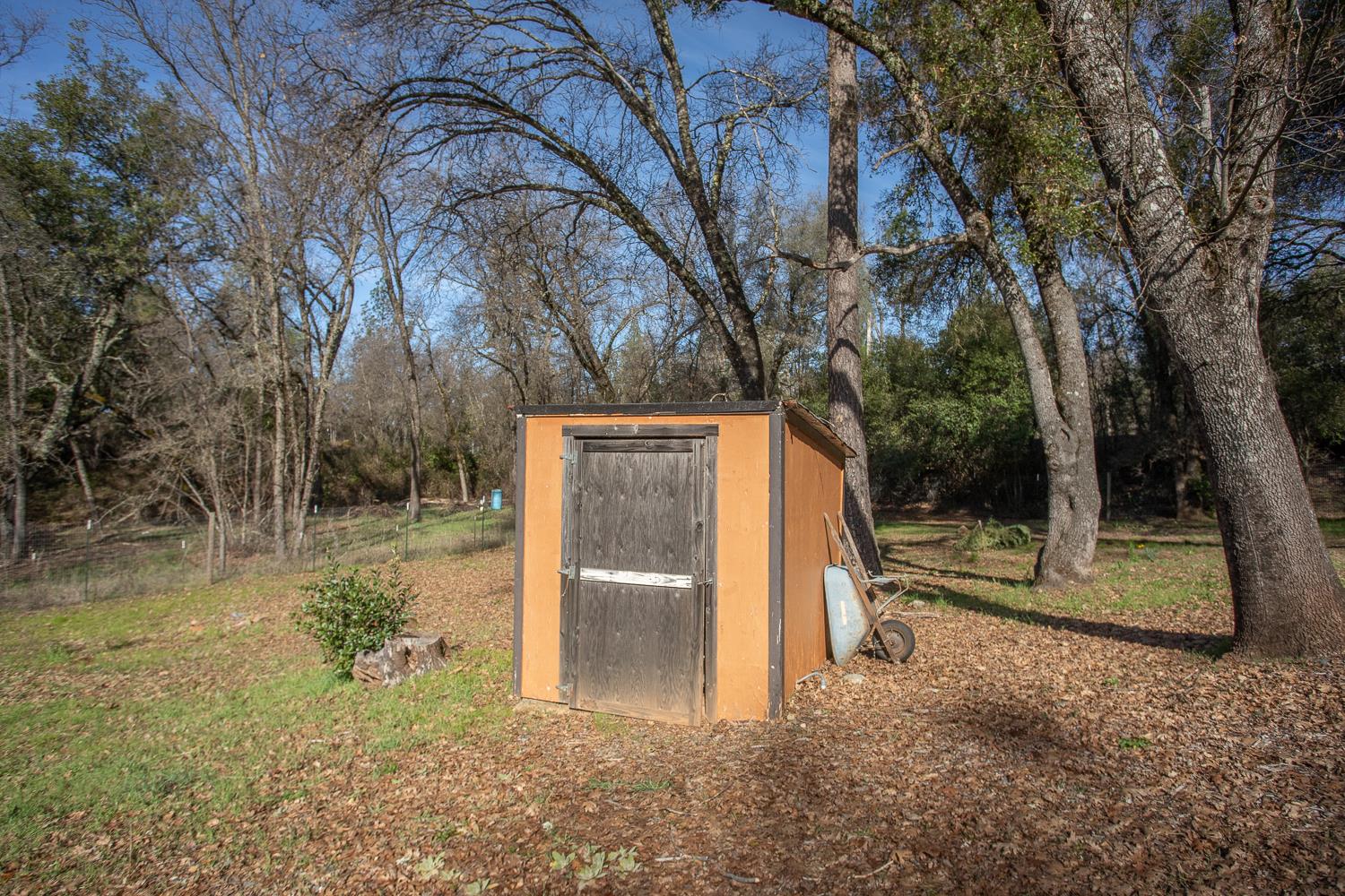 10146 Frenchtown Dobbins Road Dobbins, CA 95935 - Photo 30 of 38 a backyard of a house with lots of green space