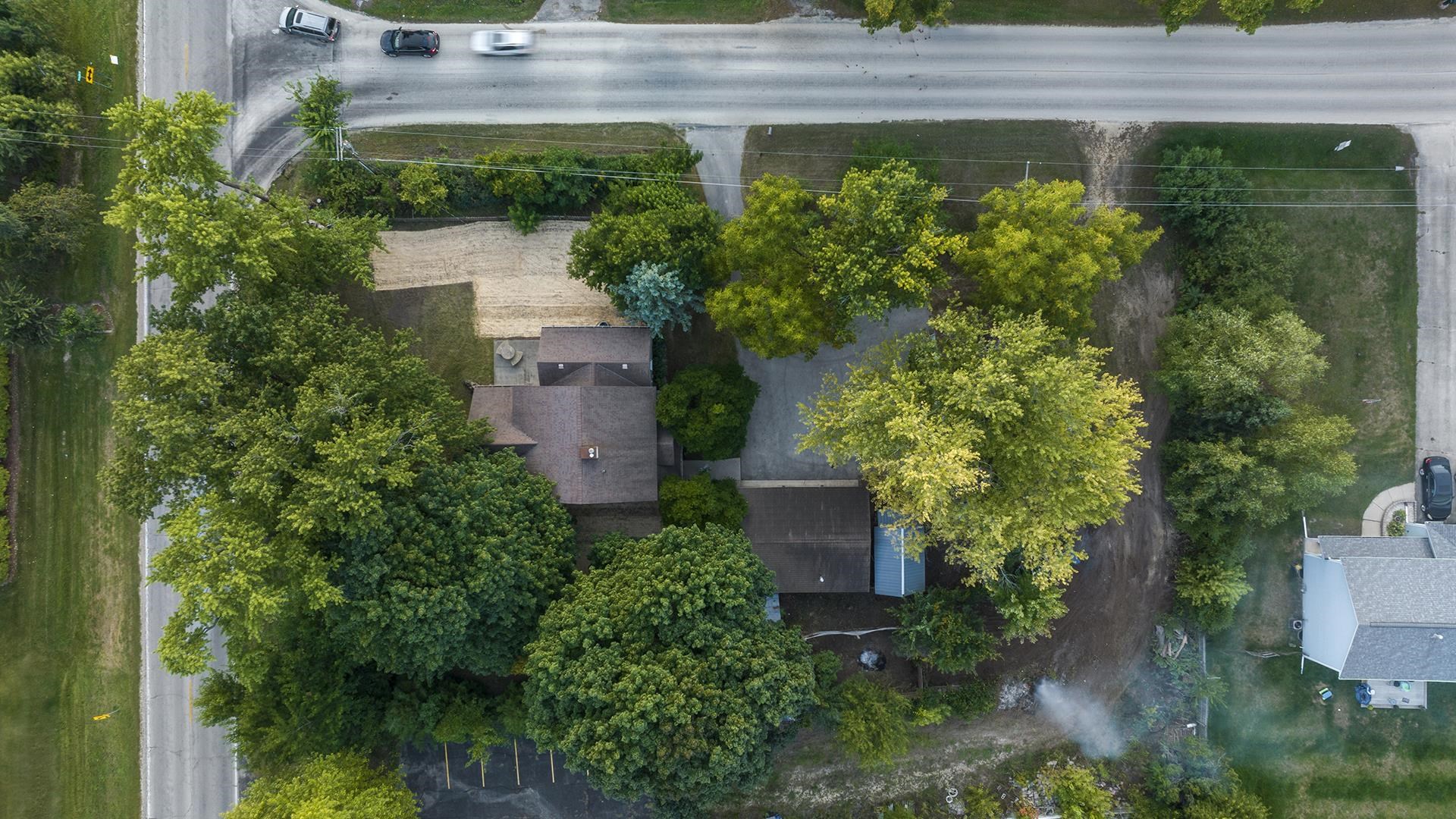 11501 Love Road Roscoe, IL 61073 - Photo 7 of 49 an aerial view of house with yard