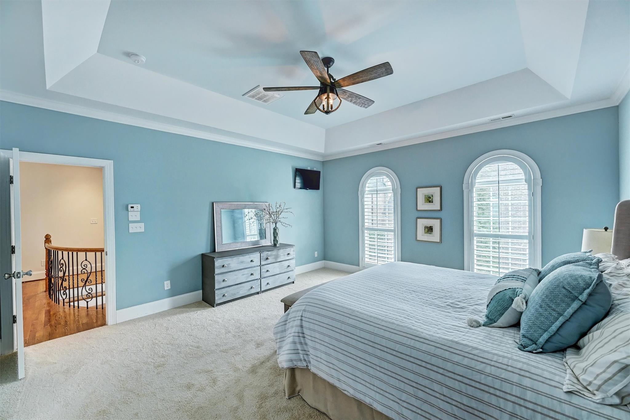 6009 Sharon View Road Charlotte, NC 28226 - Photo 28 of 47 a bedroom with a bed dresser and a window