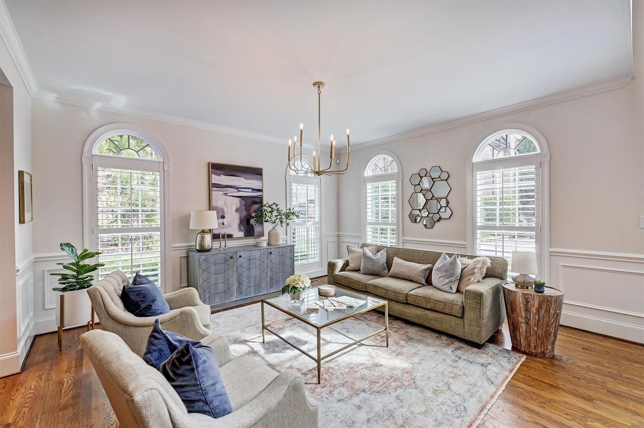 6009 Sharon View Road Charlotte, NC 28226 - Photo 6 of 47 a living room with furniture and a large window