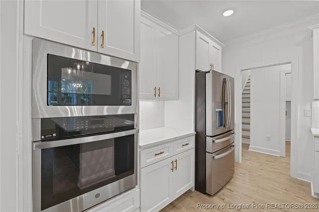 a view of cabinets and sink