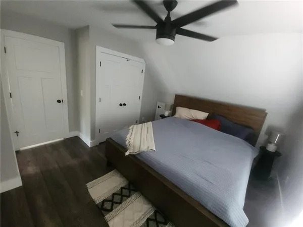 a view of entryway with a front door