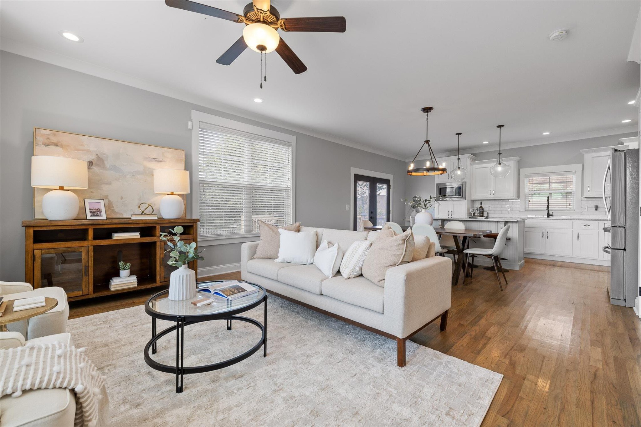 718 Windrush Loop Chattanooga, TN 37421 - Photo 11 of 29 a living room with furniture and kitchen view