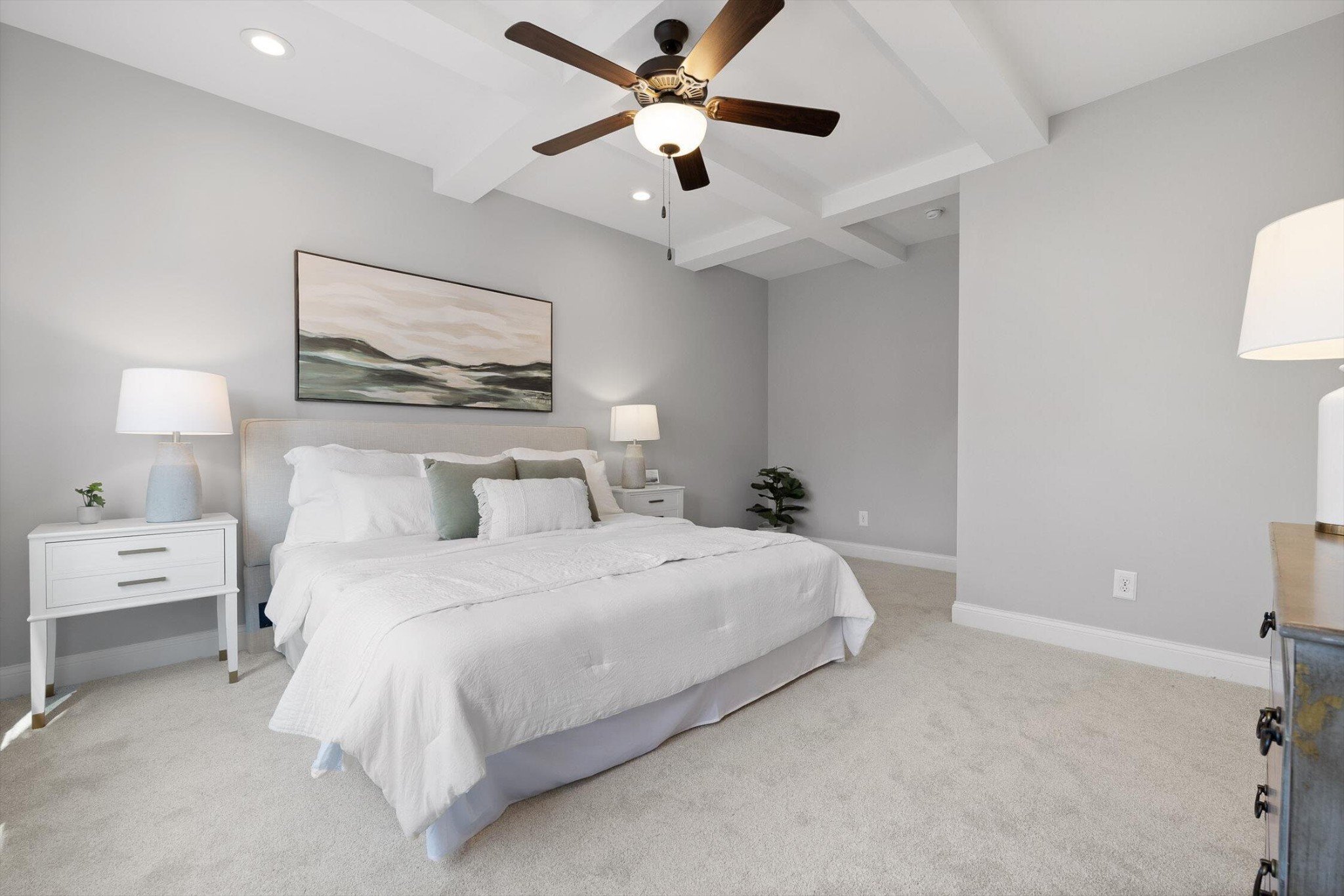 718 Windrush Loop Chattanooga, TN 37421 - Photo 26 of 29 a bedroom with a bed and a painting on the wall