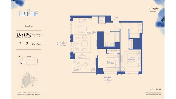 $8,250 | 18 India Street, Unit 1802S | Greenpoint