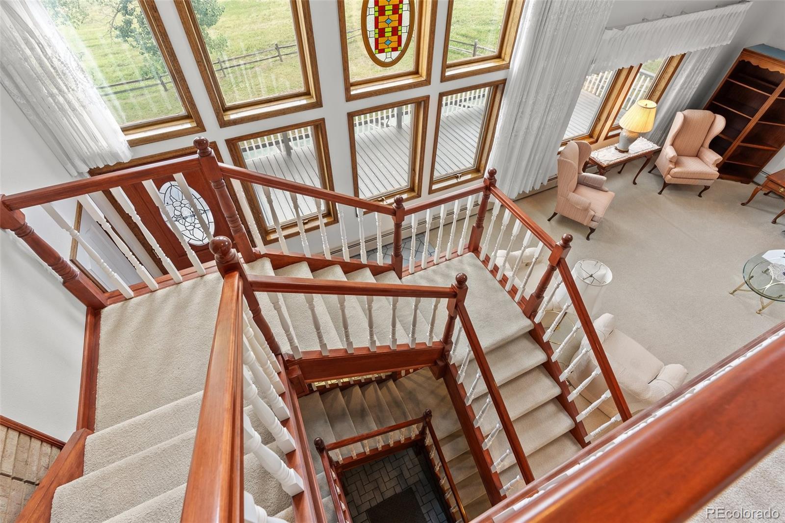 1680 Crow Valley Road Bailey, CO 80421 - Photo 21 of 50 a view of an entryway with staircase