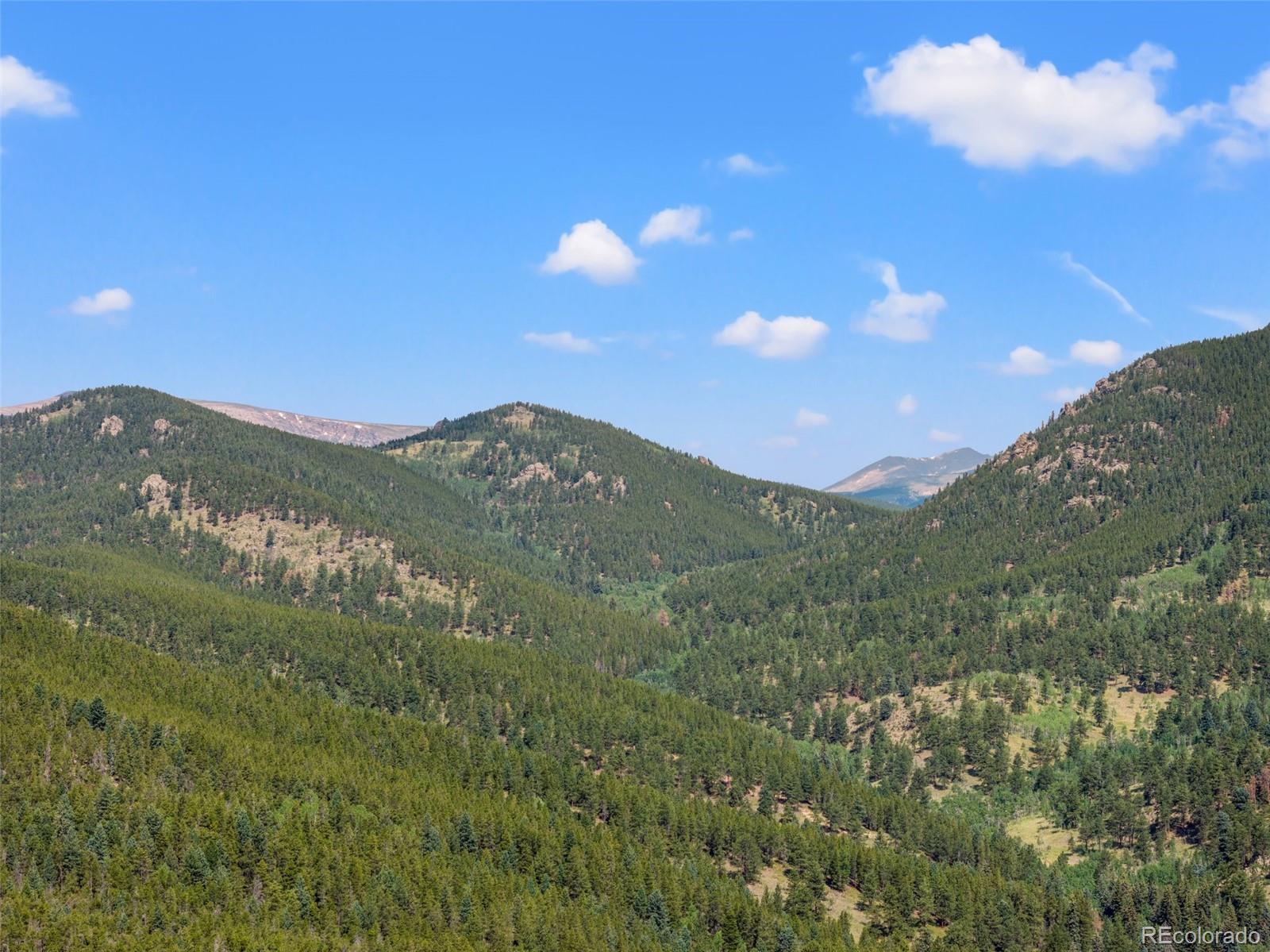 1680 Crow Valley Road Bailey, CO 80421 - Photo 49 of 50 a view of a city with mountains in the background