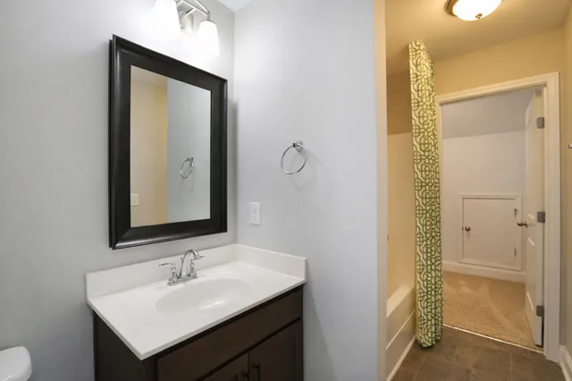 a view of an empty room