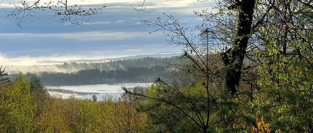 309 Legion Park Road Windsor, ME 04363 - Photo 24 of 35 Misty morning vista of Three Mile Pond.