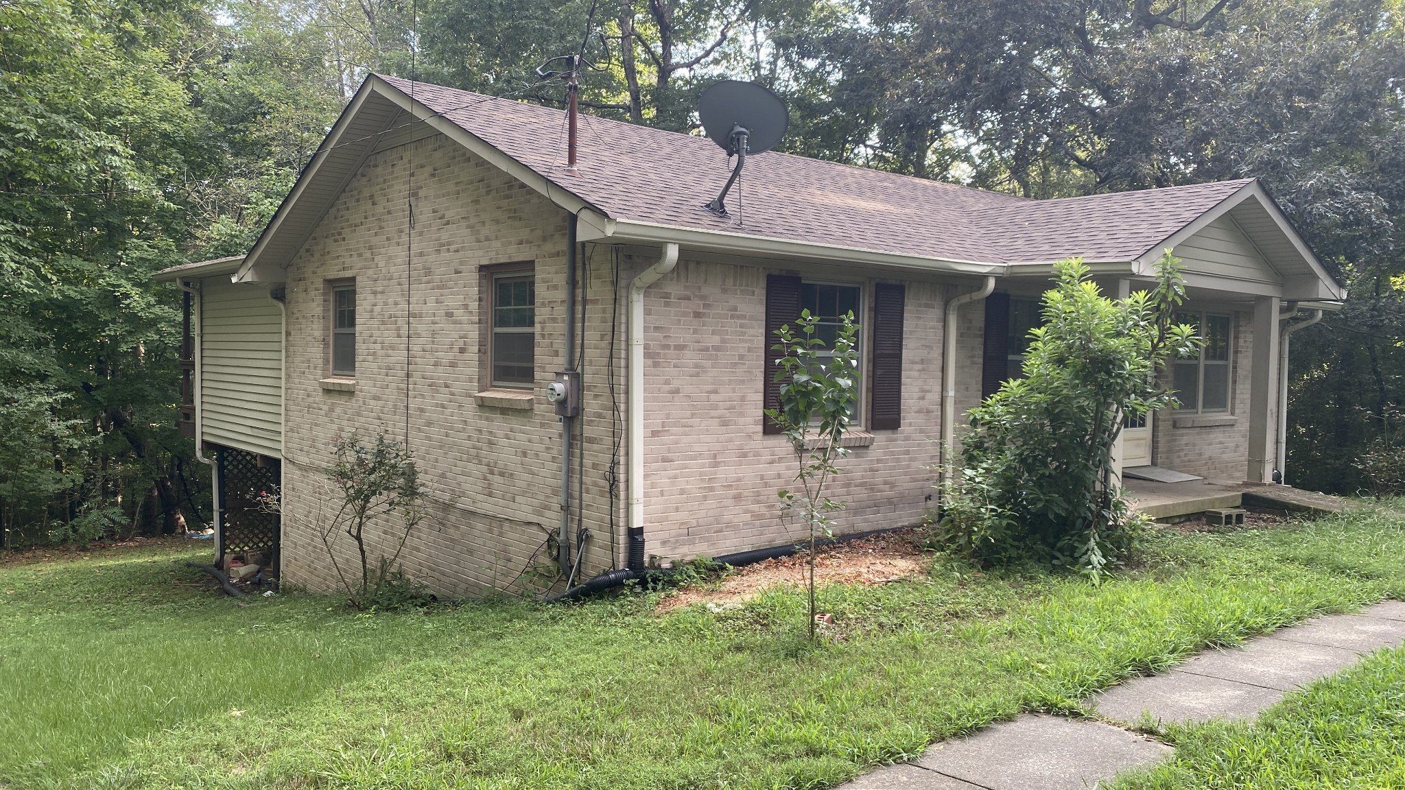 2292 South Hinton Road Southside, TN 37171 - Photo 8 of 32 a view of a house with a yard plants and large tree