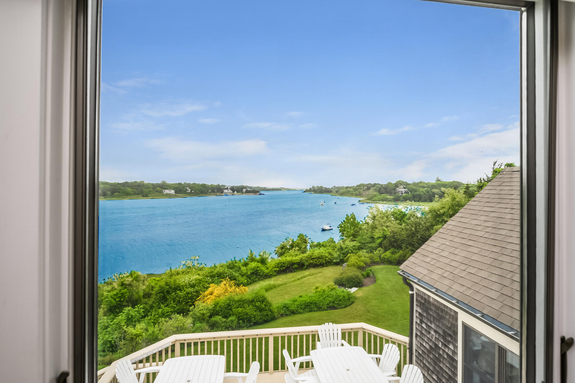 33 Ruggles Road Orleans, MA 02653 - Photo 35 of 80 a view of a balcony with lake view