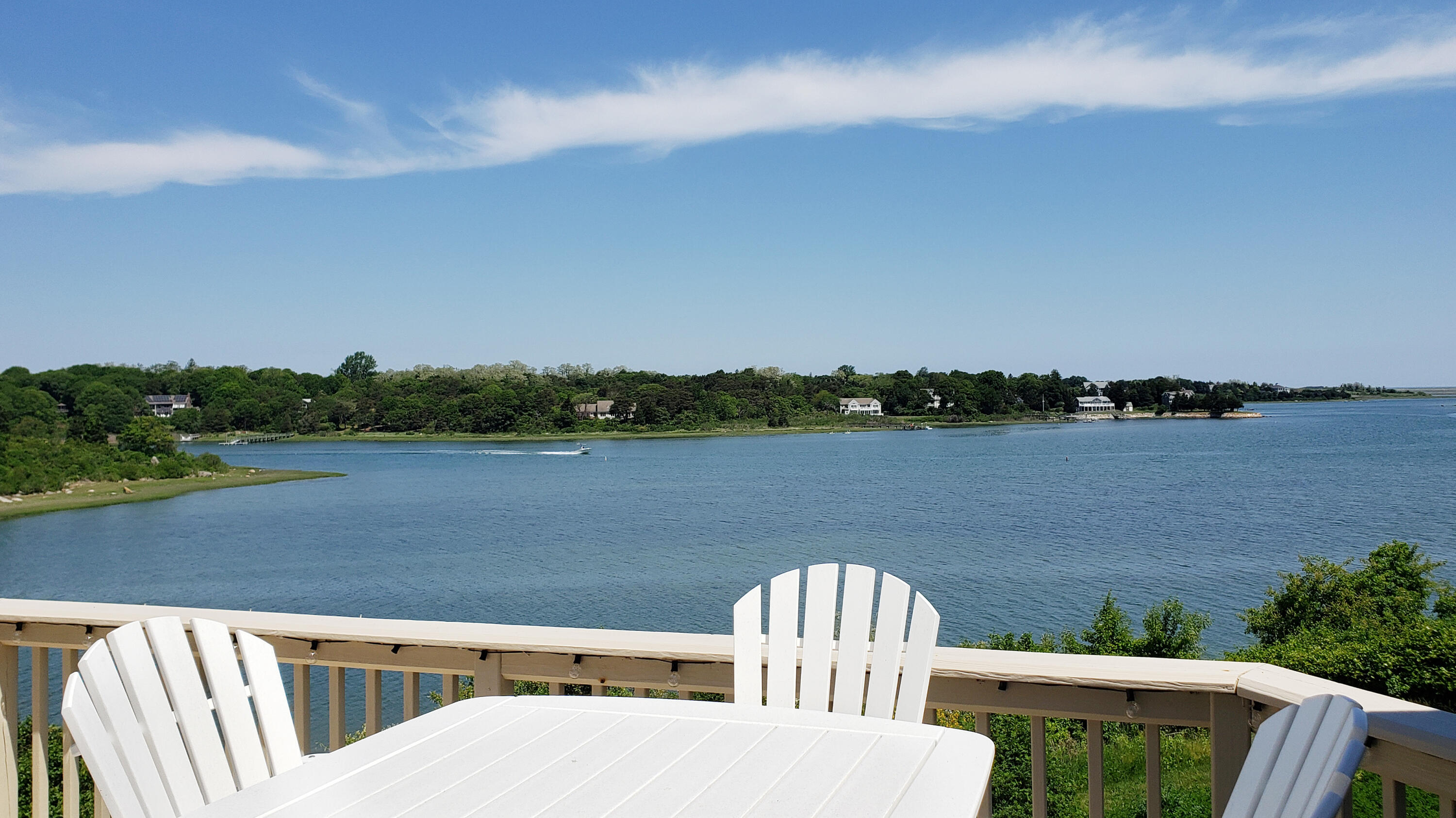33 Ruggles Road Orleans, MA 02653 - Photo 59 of 80 a view of a lake from balcony
