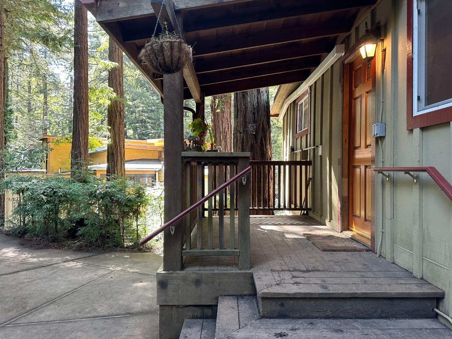 155 McGaffigan Mill Road Boulder Creek, CA 95006 - Photo 17 of 23 a view of outdoor space deck and mountain view