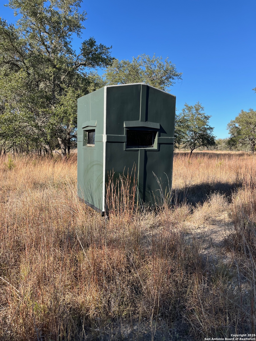 Lot 2 Live Oak Ridge Bandera, TX 78003 - Photo 7 of 11 a view of a wooden house with a yard