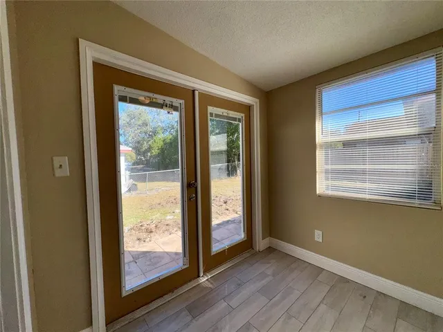 wooden floor in an empty room