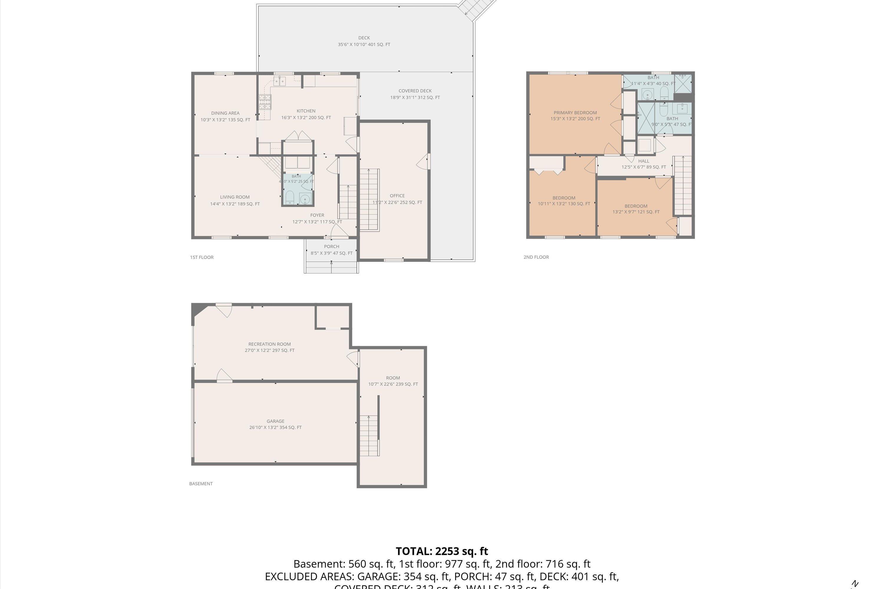 281 Cherokee Hills Road Bassett, VA 24055 - Photo 54 of 54 Floor Plan