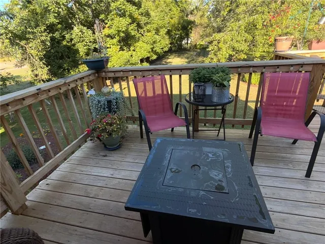 a view of outdoor seating