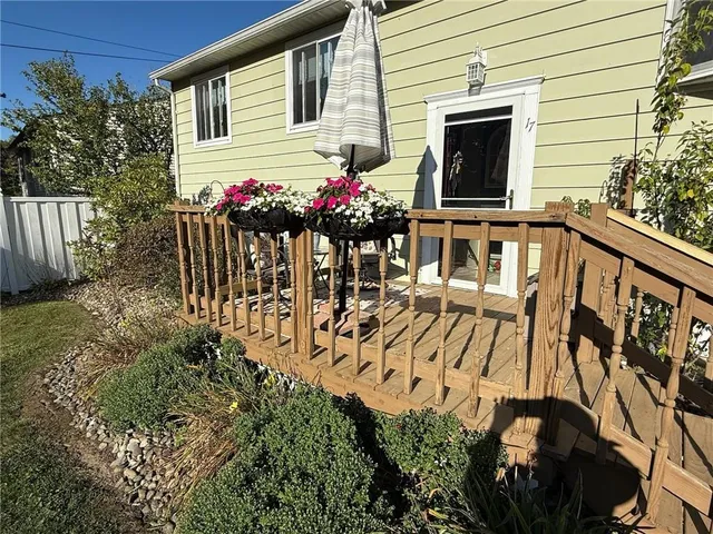 a view of a house with wooden floor