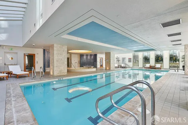 a view of an outdoor dining space with furniture