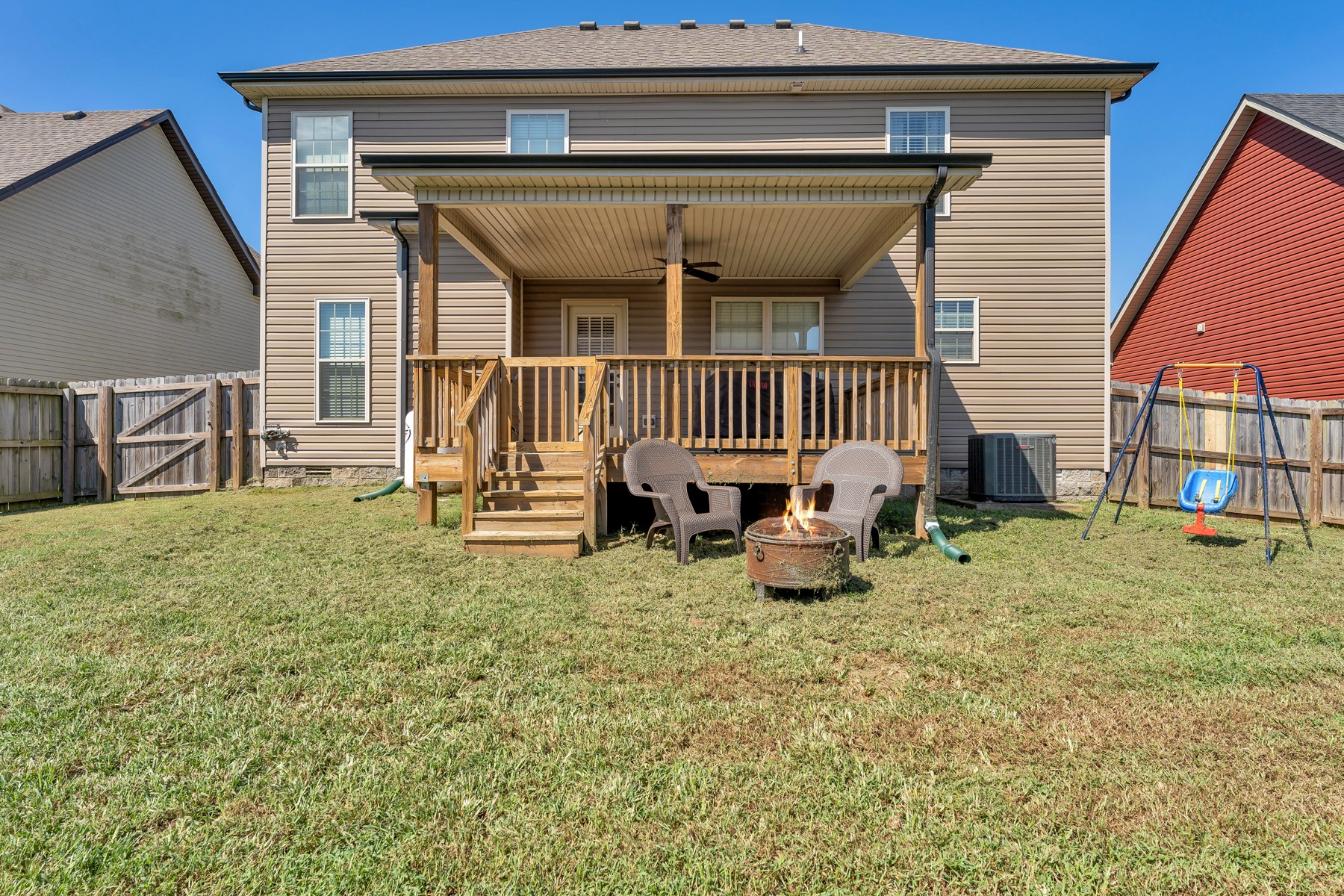 723 Backwind Lane Clarksville, TN 37040 - Photo 27 of 29 a view of backyard of the house