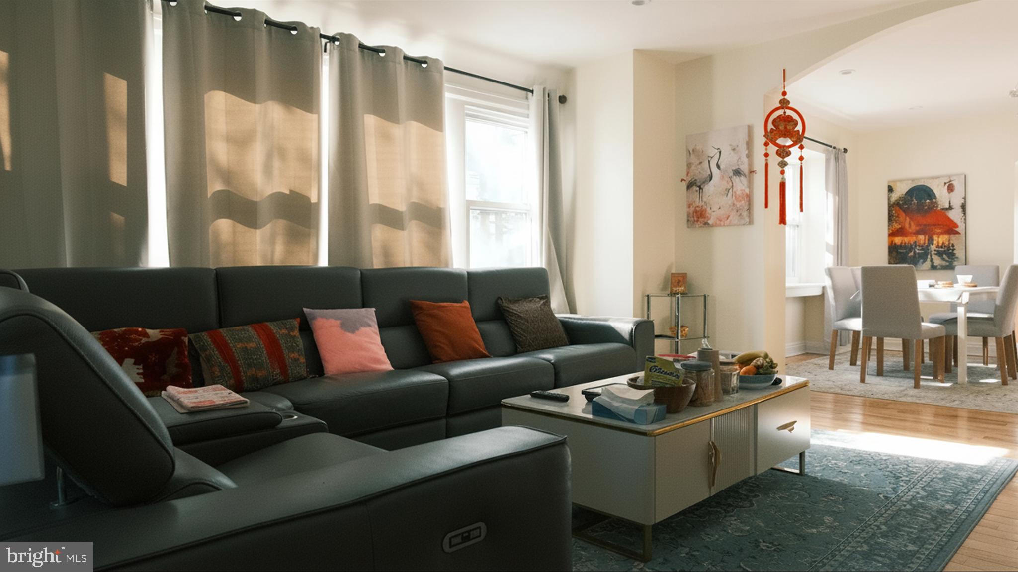 1058 Huntingdon Pike Huntingdon Valley, PA 19006 - Photo 5 of 25 a living room with furniture and a large window